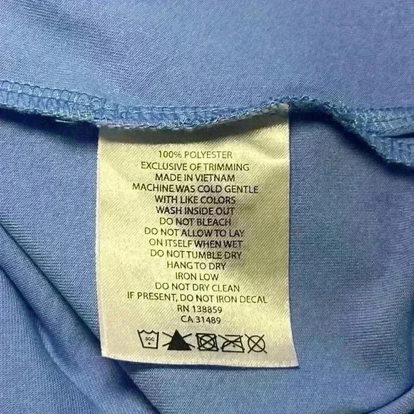 Columbia Golf Carolina Tarheel Polo Omni Wick Embroidered Logo Mens Size XL - Picture 8 of 12